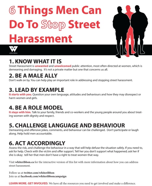 6 Things Men Can Do To Stop Street Harassment
